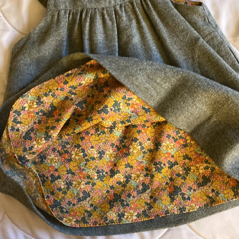 Zara Gray Wool Dress - Picture 3 of 6